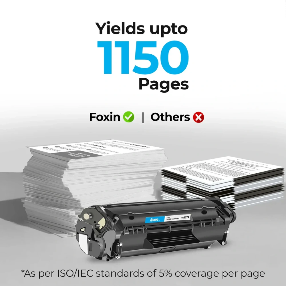 Foxin Compatible Laser Cartridge For HP 137A | W1370A view 2